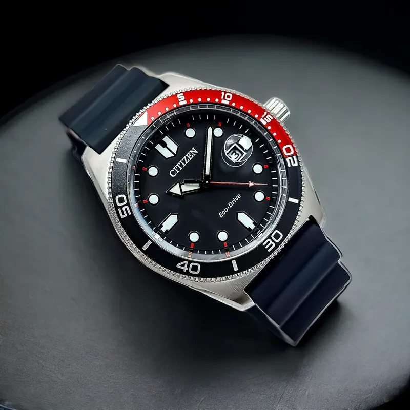 Citizen Eco-Drive Turquoise Black Dial Men's Watch- AW1769-10E